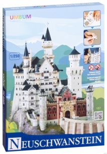 Сборная модель из картона "Замок Neuschwanstein" (масштаб: 1/250)